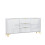 Creative Furniture Goldline Gloss 140cm Sideboard - White Gloss 8