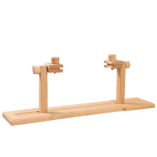 1Stk Holz Stickrahmen Mit 360 Rotation Und Höhenverstellung in Khaki
