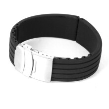 24 Mm Wasserdichte Herrenuhr Mit Silikonband