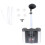 1 Set Toiletten Aquarium Filter Kunststoff 2