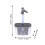1 Set Toiletten Aquarium Filter Kunststoff 8