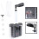 1 Set Toiletten Aquarium Filter Kunststoff 5