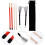 Black Drumstok Met Verstelbare Draadborstel 1 Set 4