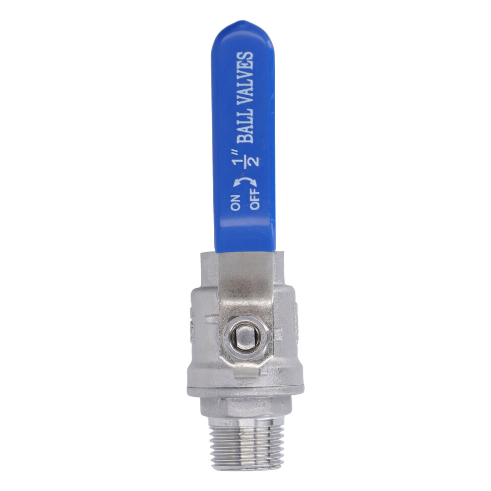 Durable 1/2In Npt Ball Valve Stainless Steel For Water Shut Off 8481353667423