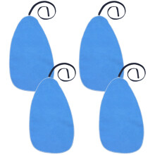 4Pièces Chiffons Nettoyage Intérieur Saxophone Bleu En Suédine Léger