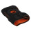 Knee Brace Unisex Adjustable Spring Support Hollow Open Design Silicone Black 9