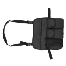 Multifunktionale Strandstuhl Armlehnenbeutel 600D Oxford Organizer Schwarz
