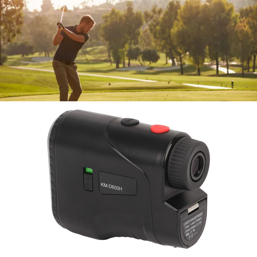 Golf Rangefinder Slope Switch 6.5X 656 Yards USB Rechargeable Black-image-OPC-PM22KY8-NEW