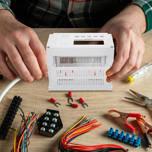 1Plastic Waterproof Box Wit Voor Elektrische Modules En Controllers 2
