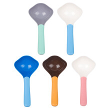 5St ABS Kattenvoeder Schep Set Assorti Kleur Duurzaam Voedertool