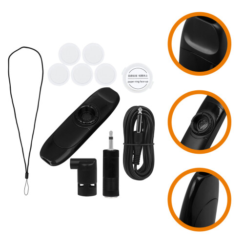 Kazoo Musikinstrument Schwarz Abs Einfach 2