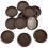 Office Use Chair Leg Pads Coffee Plastic 12pack 1