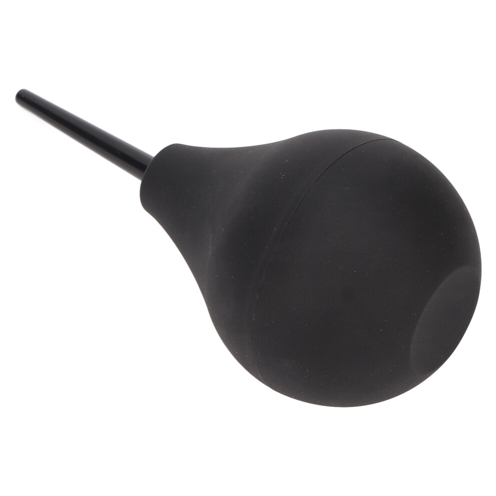 Unisex Black 224Ml Silicone Enema Bulb Cleaner For Women Postpartum