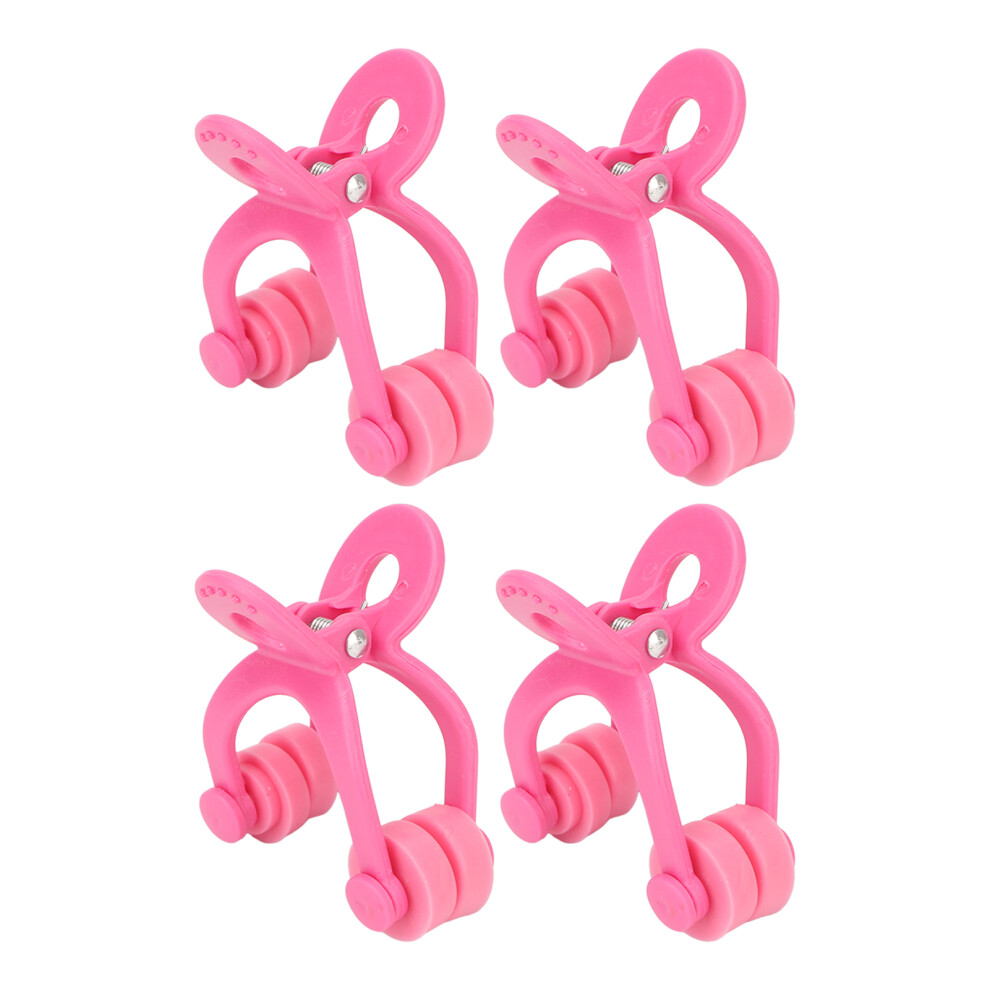 4pcs Pink Nose Lifter Clipping Tool for Wide & Straight Nose Shaping