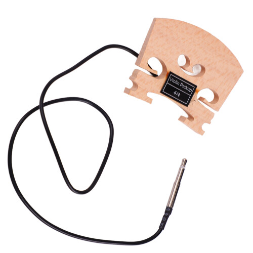 4/4 Violin Maple Bridge Featuring Built-In High Sensitivity Pickup
