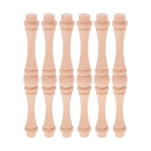 30 . Unbemalte Holzbaluster Für Möbel Und Basteln