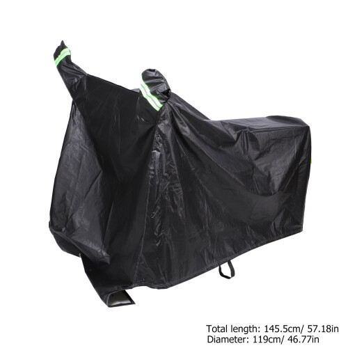 1 Pack Zwarte Motorfietscover Voor Bescherming 2