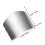 4Stk Metall Ergonomischer Küchen-Schneidschutz Silber 2