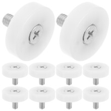 White Drawer Rollers Performance 10 Stk 1,0x1,0x0,8 Zoll