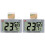 Set 2 Mini Hygrometer Thermometer Für Temperatur Luftfeuchtigkeit 2