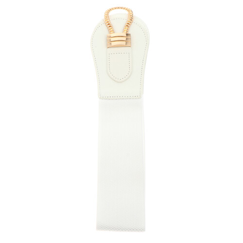 1 Gürtel Elastisch Breit Miss White 2