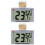 Set 2 Mini Hygrometer Thermometer Für Temperatur Luftfeuchtigkeit 5