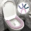 3Stck Toilettenhocker Verlängerungskissen Polyester 6