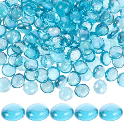 Blaue Glassteine Für Aquarium Mit 1 Beutel