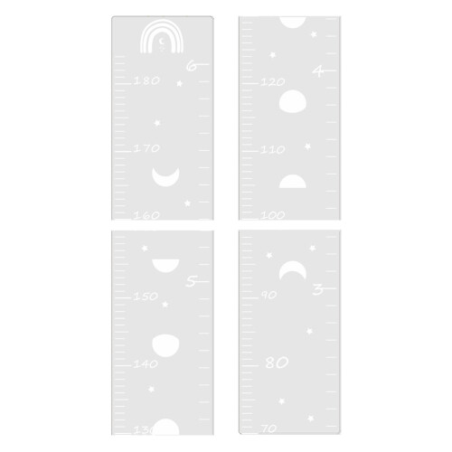 1 Set Hoogte Stickers Hout