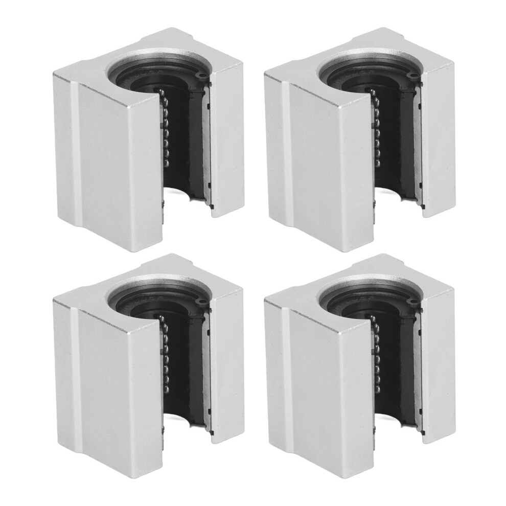 Ball Bearing Guide Rails Aluminum Alloy 4Pcs Sbr16uu Linear Motion Open Type 6951353673141