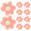 10Stk Blumenförmige Garn Patch Applikationen Zum 8