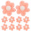 10Stk Blumenförmige Garn Patch Applikationen Zum 9