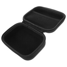 Reiseladegerät Mit Ohrhörer Tasche Und Kabelorganizer Schwarz