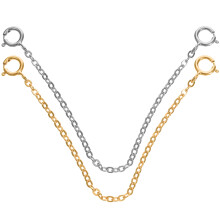 2Stk S925 Verlängerungskette Frauen S925 Silber Charm Fußkettchen