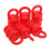 Raindrops 6 Rubberen Einddoppen Voor Dock Paalafdekking Rood 5