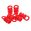 Raindrops 6 Rubberen Einddoppen Voor Dock Paalafdekking Rood 3