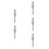 5Pcs Heavy Duty Pinball Machine Lever Spring Rod 8