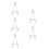 100 Pcs Ampoule Dispenser Cap Transparent Dropper Splitter 8