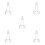 100 Pcs Ampoule Dispenser Cap Transparent Dropper Splitter 6