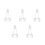 100 Pcs Ampoule Dispenser Cap Transparent Dropper Splitter 5