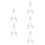 100 Pcs Ampoule Dispenser Cap Transparent Dropper Splitter 9