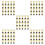100Pcs Multi-Function Golden Plastic Mini Trophies for Kids Awards 4