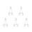 100 Pcs Ampoule Dispenser Cap Transparent Dropper Splitter 7