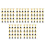 100Pcs Multi-Function Golden Plastic Mini Trophies for Kids Awards 5