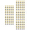 100Pcs Multi-Function Golden Plastic Mini Trophies for Kids Awards 7