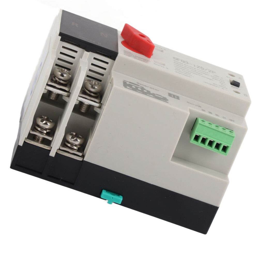 Dual Power Transfer Switch 2P 100A Ac220v Automatic Backup Generator 4621353675989