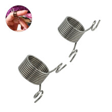 20 Stück Edelstahl-Guides mit Fingerhaltern, große und kleine Ringe für Häkeln