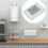Wireless RF LCD Thermostat, 0.5 Accuracy, 5A, 0-70 7