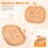 4 Stuks Halloween Pompoen Snackborden 9
