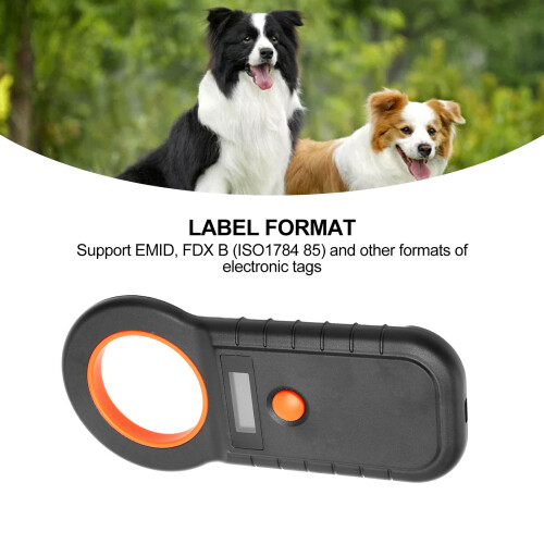 Pet Microchip Scanner 134.2KHz 125KHz USB Wireless Bluetooth Black 2